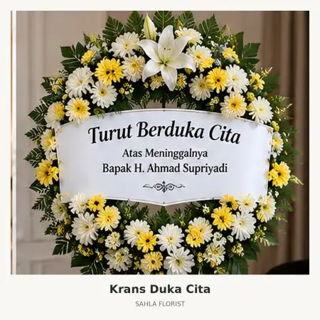 Krans Bunga Duka Pakualaman