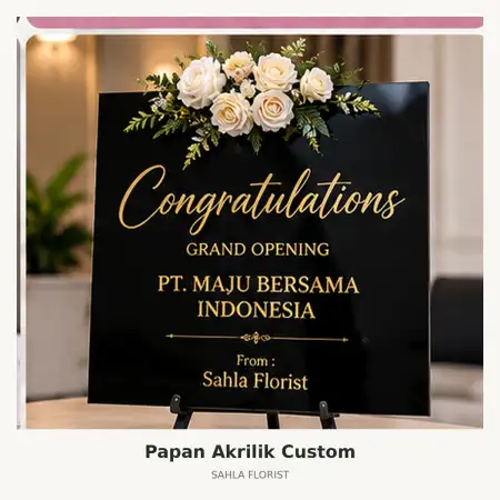 Papan Bunga Akrilik Pakualaman